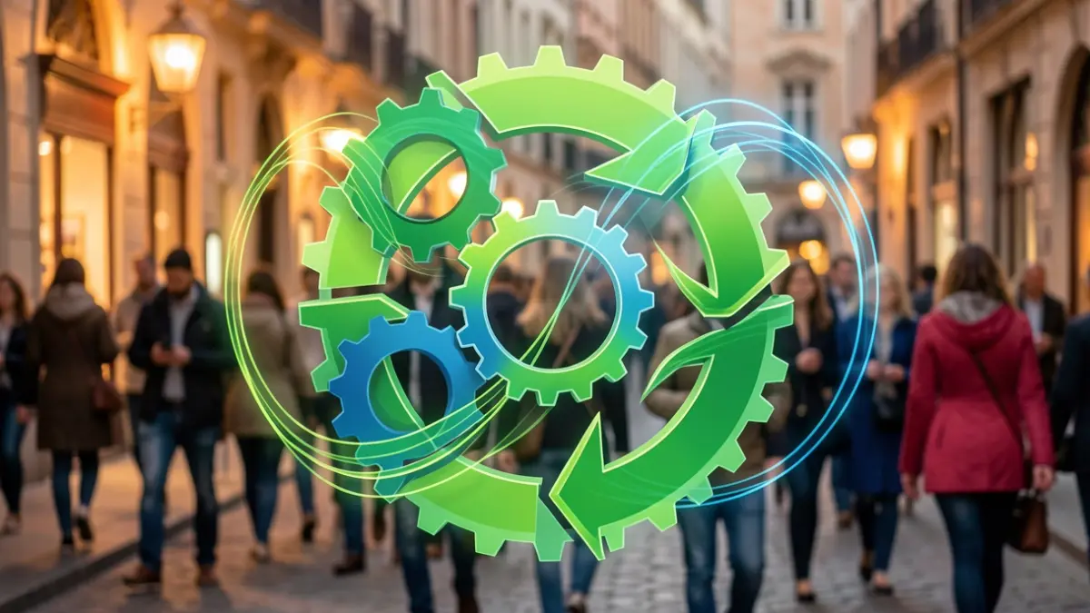 Imagen genérica de conceptos de economía circular.