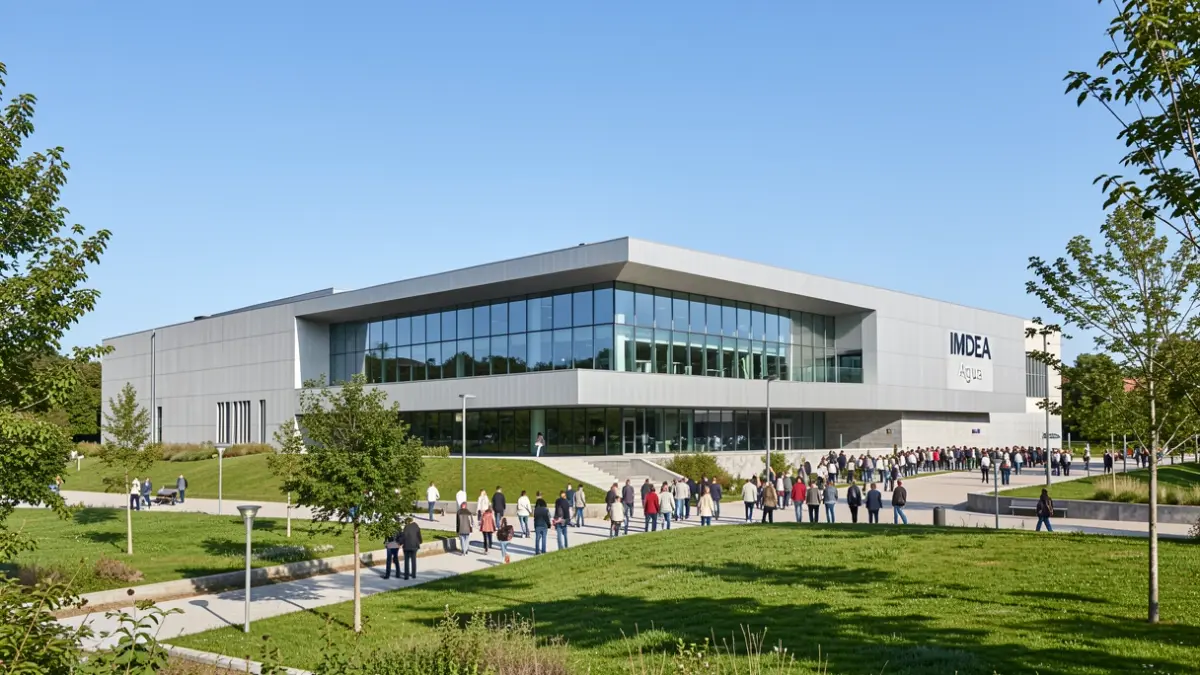 Image of the IMDEA Agua research center.