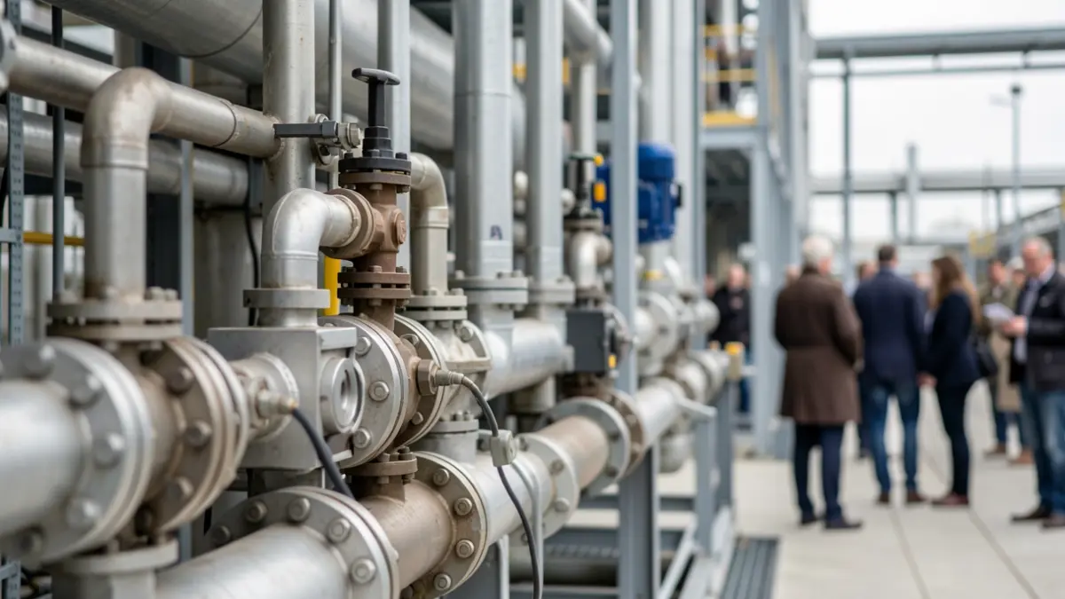 Imagen genérica de instalaciones industriales de tratamiento de agua.