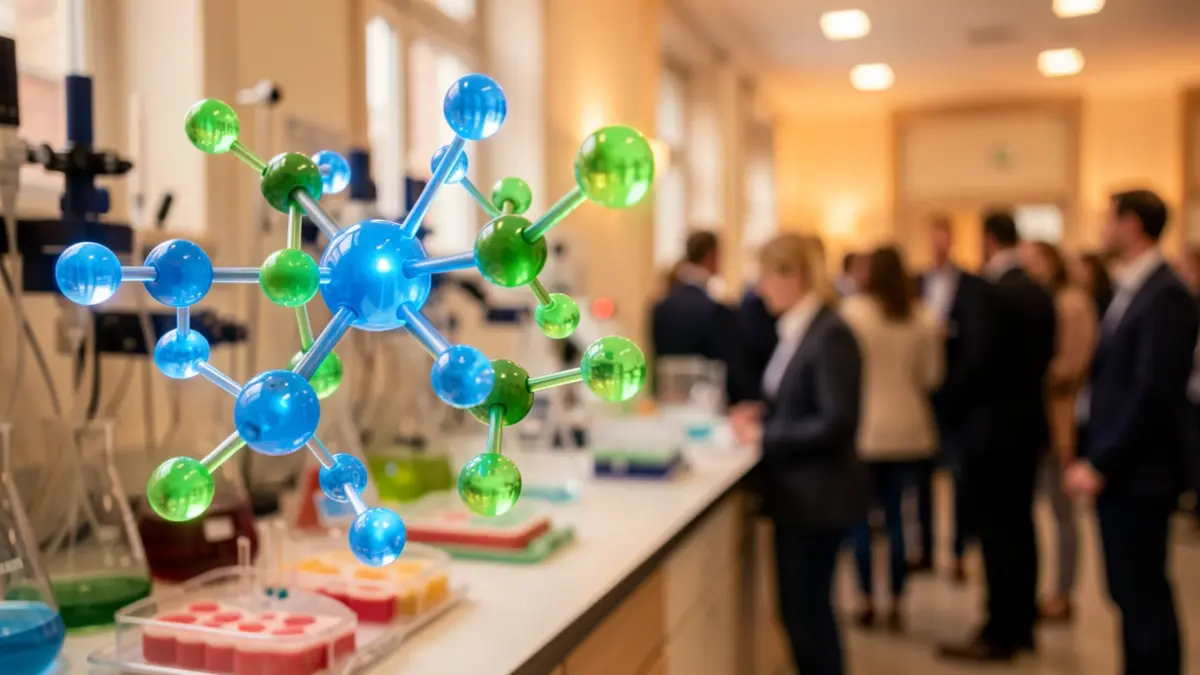 Generic image of a synthetic molecule designed in a laboratory.