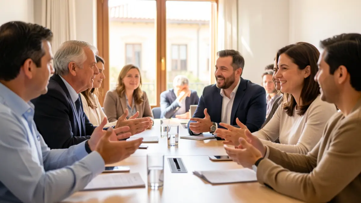 Professionals meeting in Lleida.