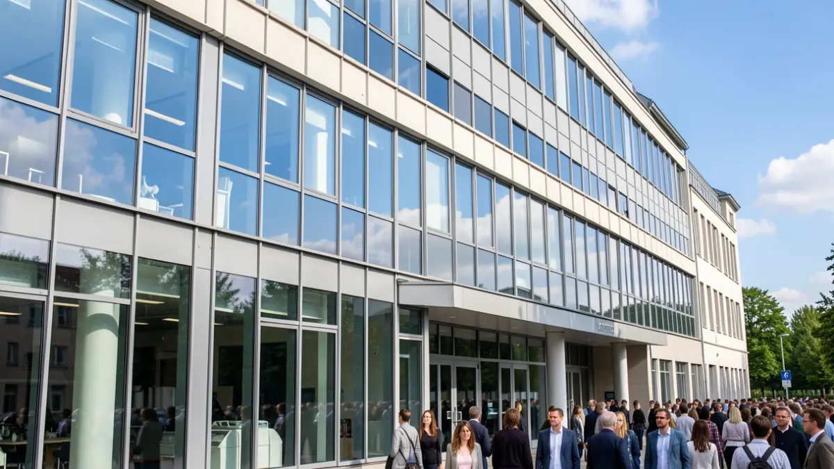 Imagen genérica de un edificio universitario moderno.
