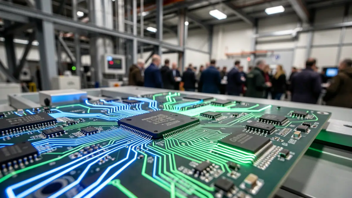 Generic image of a modern circuit board.