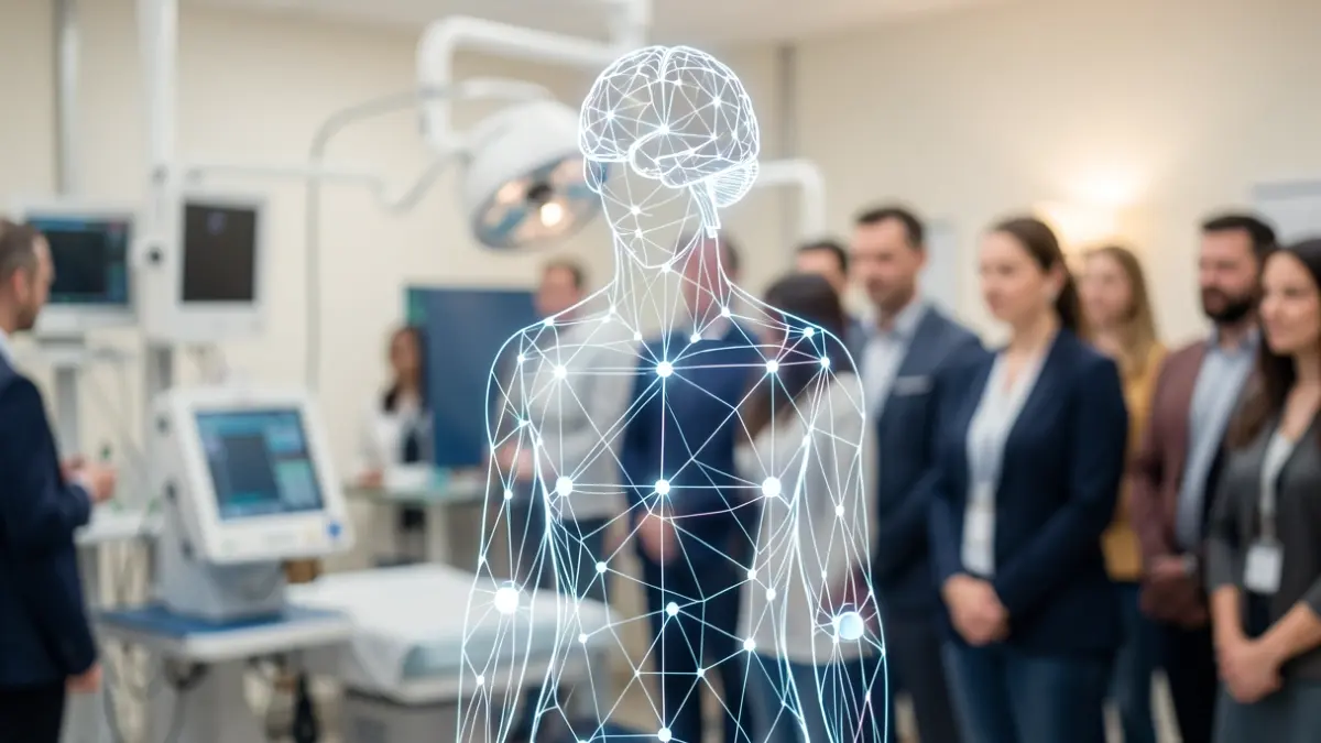 Imagen genérica de la inteligencia artificial como apoyo en medicina.