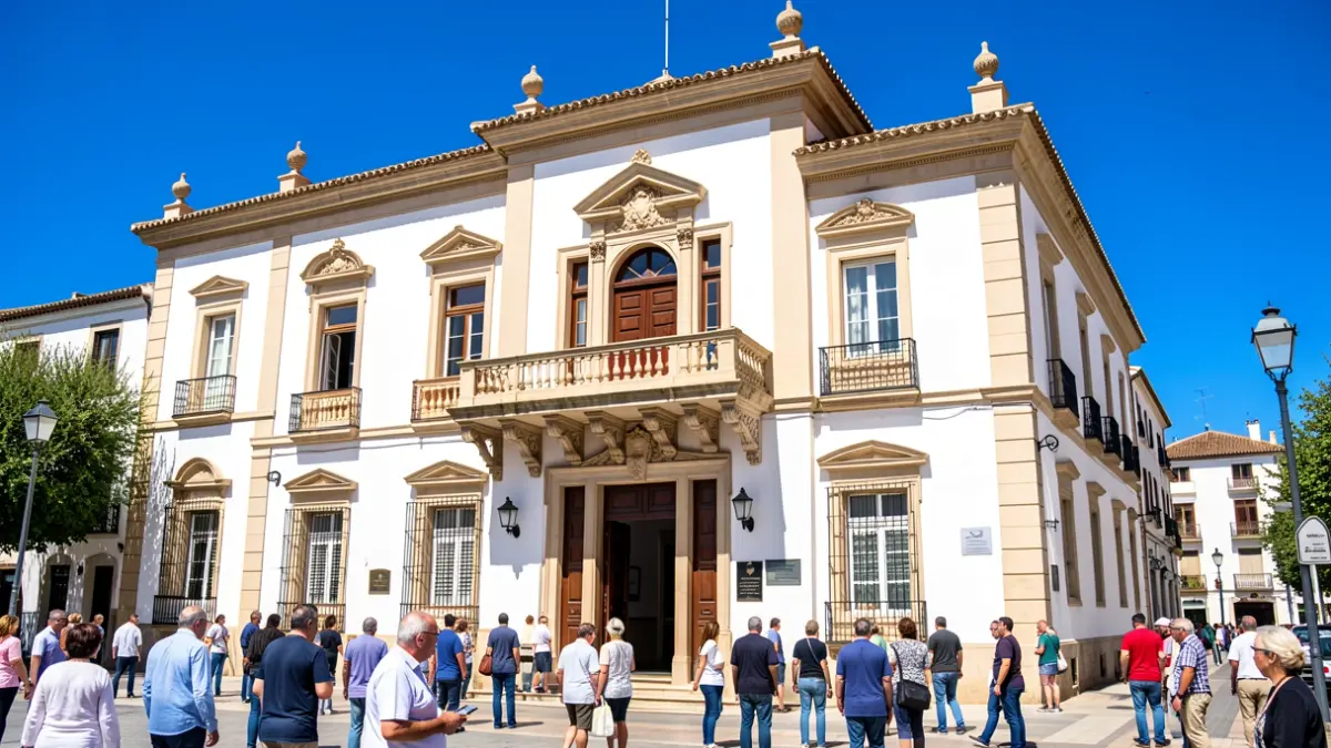 Fachada del Ayuntamiento de Torremolinos.